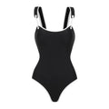 Elegant Striped Vintage One-Piece-5