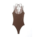 Daring Lace Halter Bodysuit