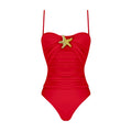 Radiant Starfish Ruched One-Piece