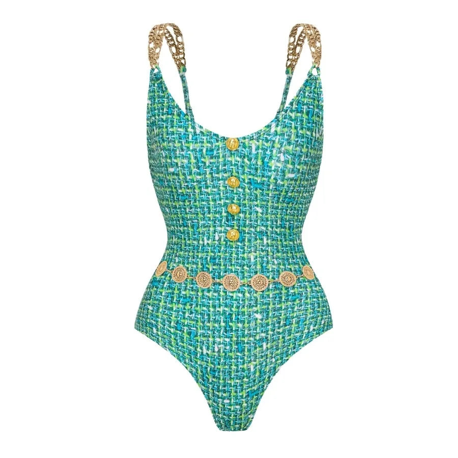 Vibrant Ruffle Floral Bikini Set-5