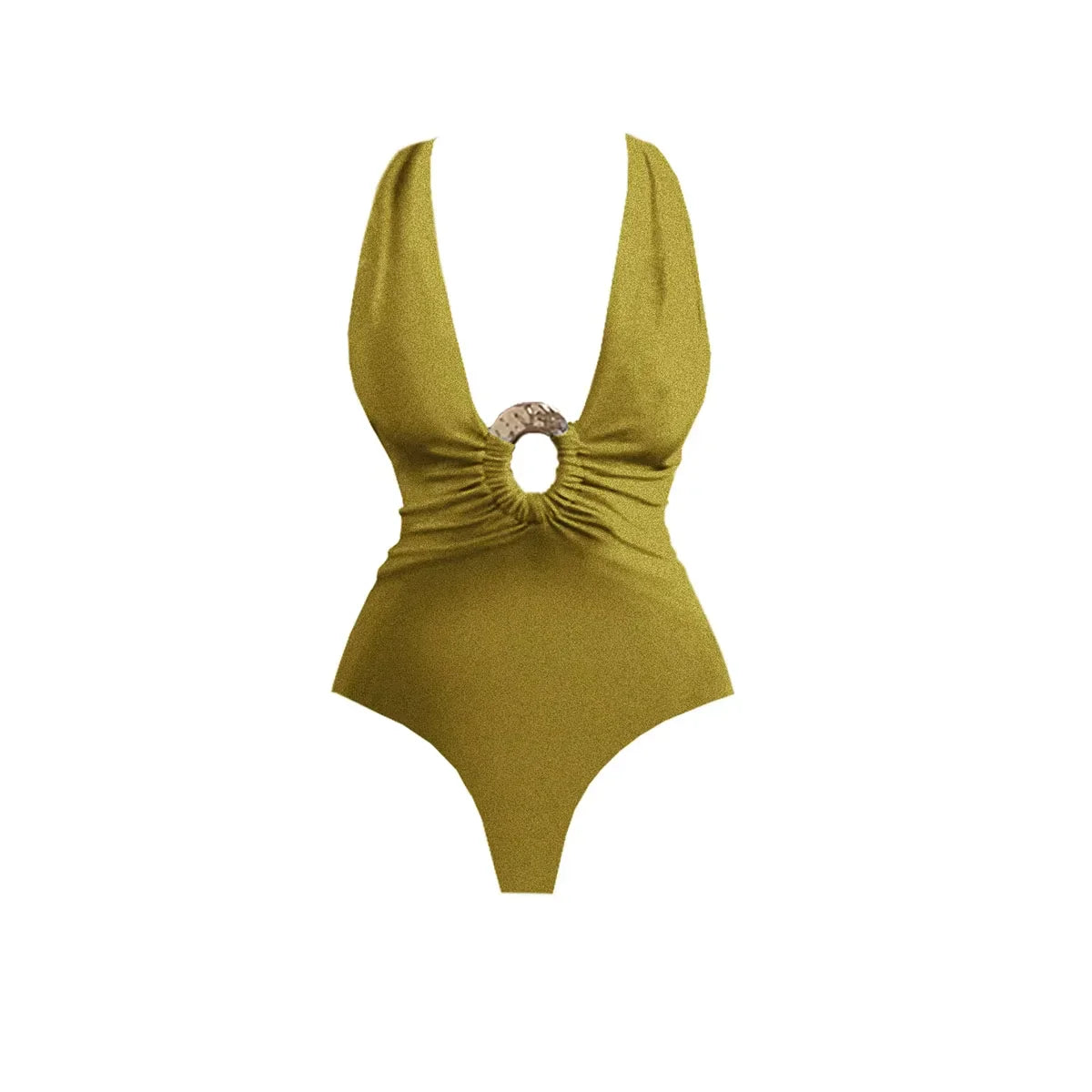 Radiant Shimmer Cutout Bikini Set