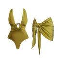 Radiant Shimmer Cutout Bikini Set
