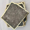 Smoky Grey Agate Quartz Aventurine Set of 4 Large Coasters/Personalised Momentos