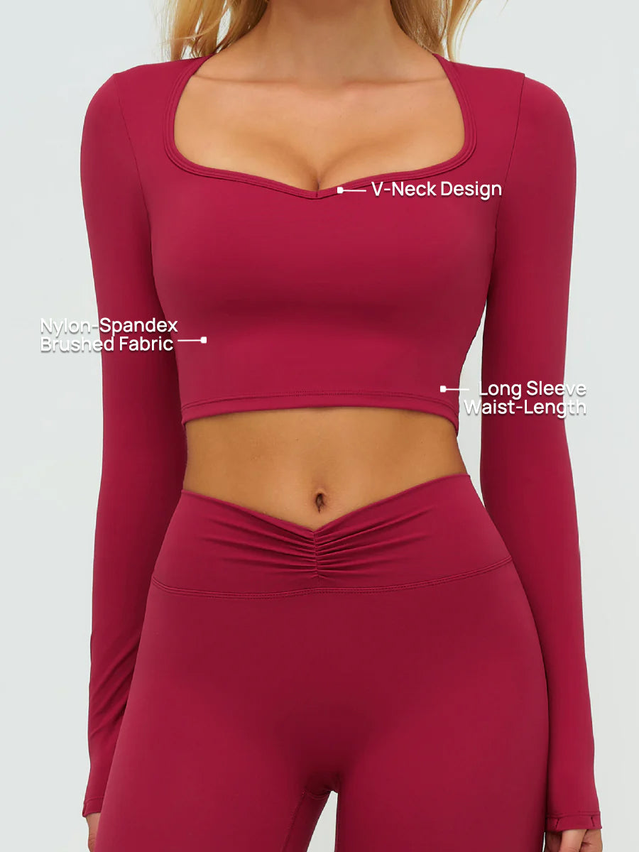 SoftBrush Long-Sleeve Performance Top