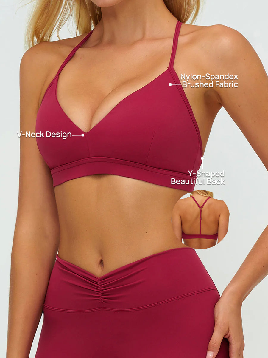 SoftV Y-Back Sports Bra