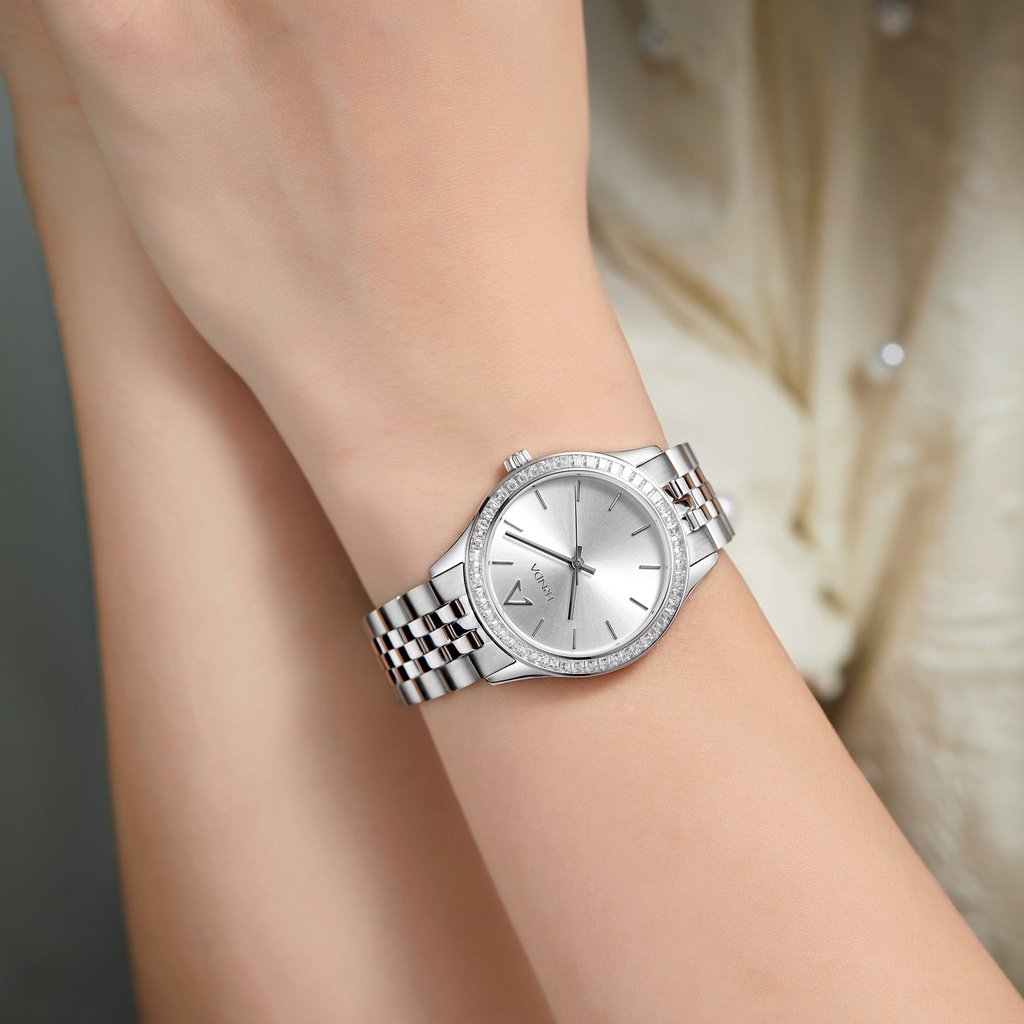 Trnda Women's Stainless Steel Watch, Silver Dial | Trnda32mm-1