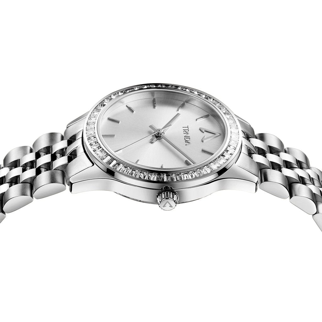 Trnda Women's Stainless Steel Watch, Silver Dial | Trnda32mm-2