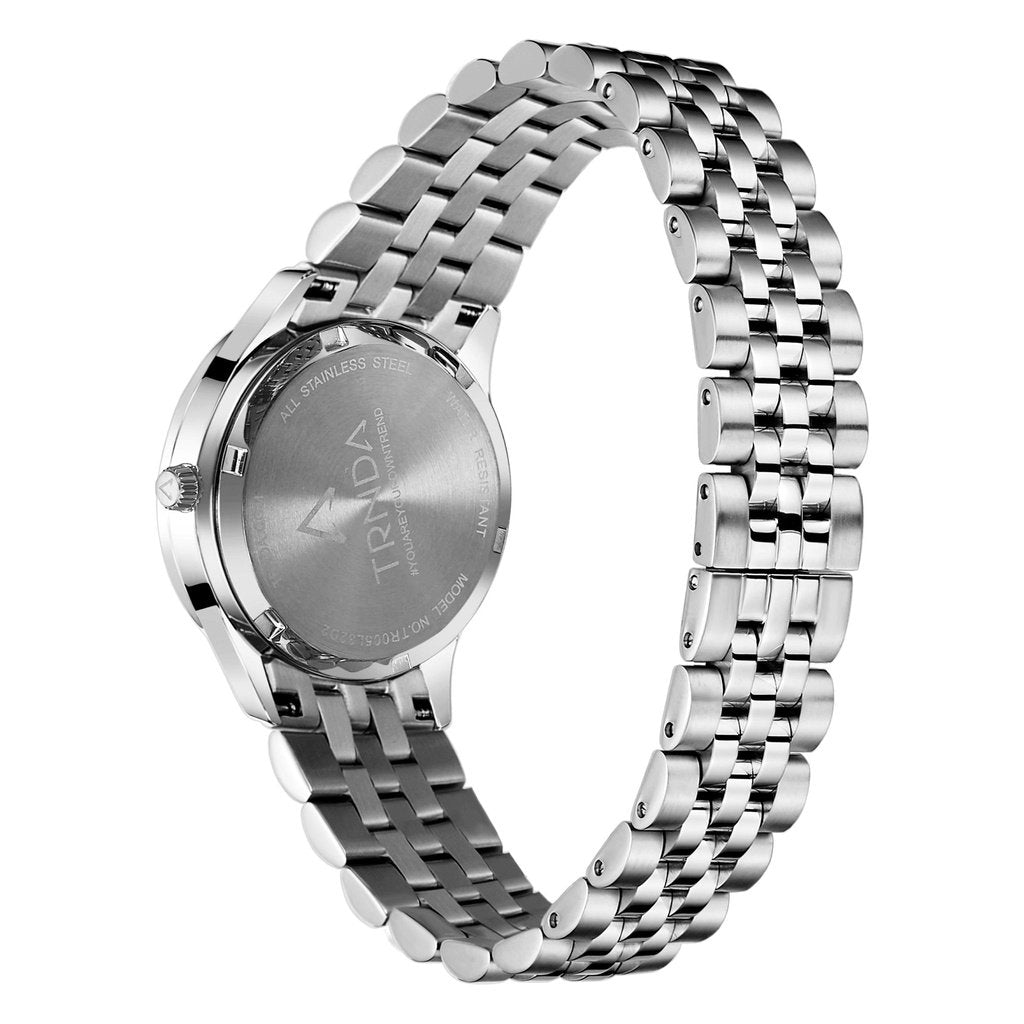 Trnda Women's Stainless Steel Watch, Silver Dial | Trnda32mm-3