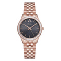 Trnda Women's Rose Gold Stainless Steel Watch, Gray Dial | Trnda-32rga-0