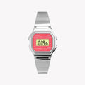 Timex Women's Silver Stainless Steel Watch, Digital Dial | Tw2u94200-0