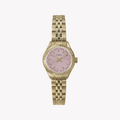 Timex Women's Gold-Tone Watch, Gold/Pink | Tw2w90800