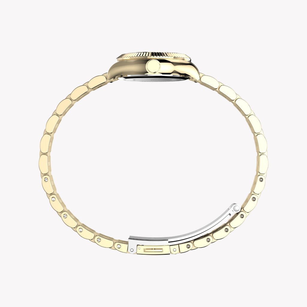 Timex Women's Gold-Tone Watch, Gold/Pink | Tw2w90800