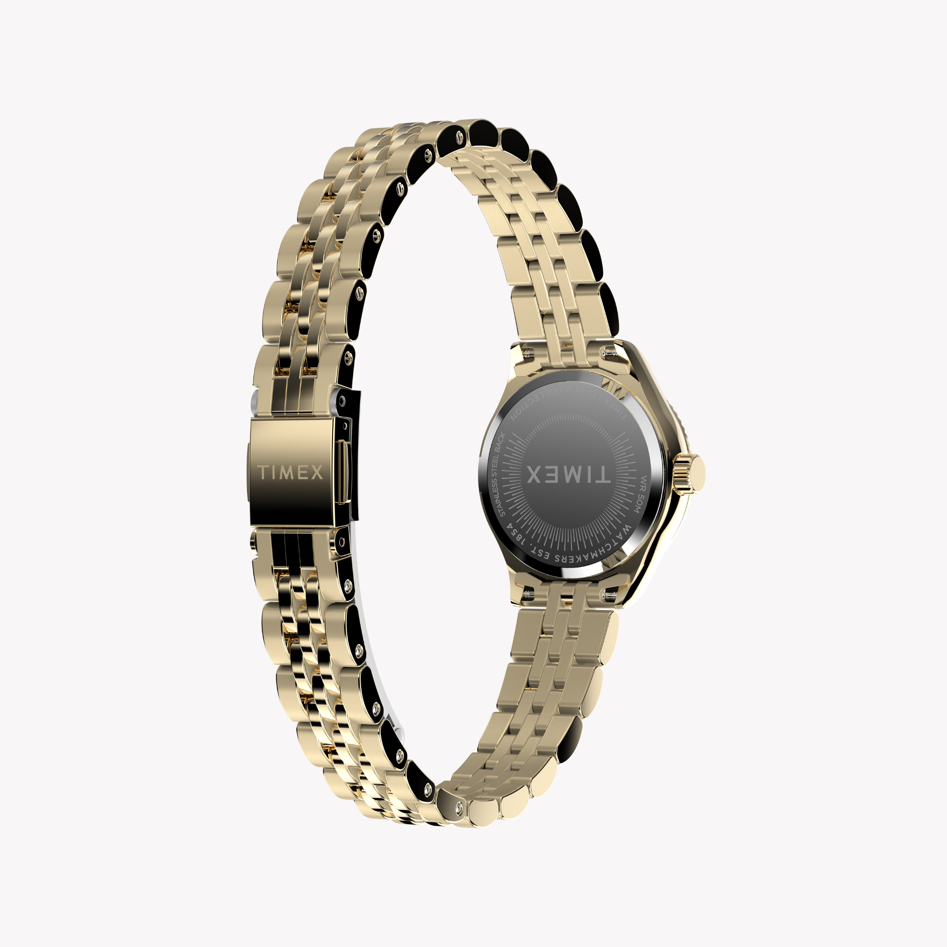 Timex Women's Gold-Tone Watch, Gold/Pink | Tw2w90800