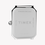 Timex Silver/Black Leather Watch | Tw2y00800