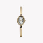 Cavatina Gold-Tone Case & Bangle with White Dial | TW2Y27200