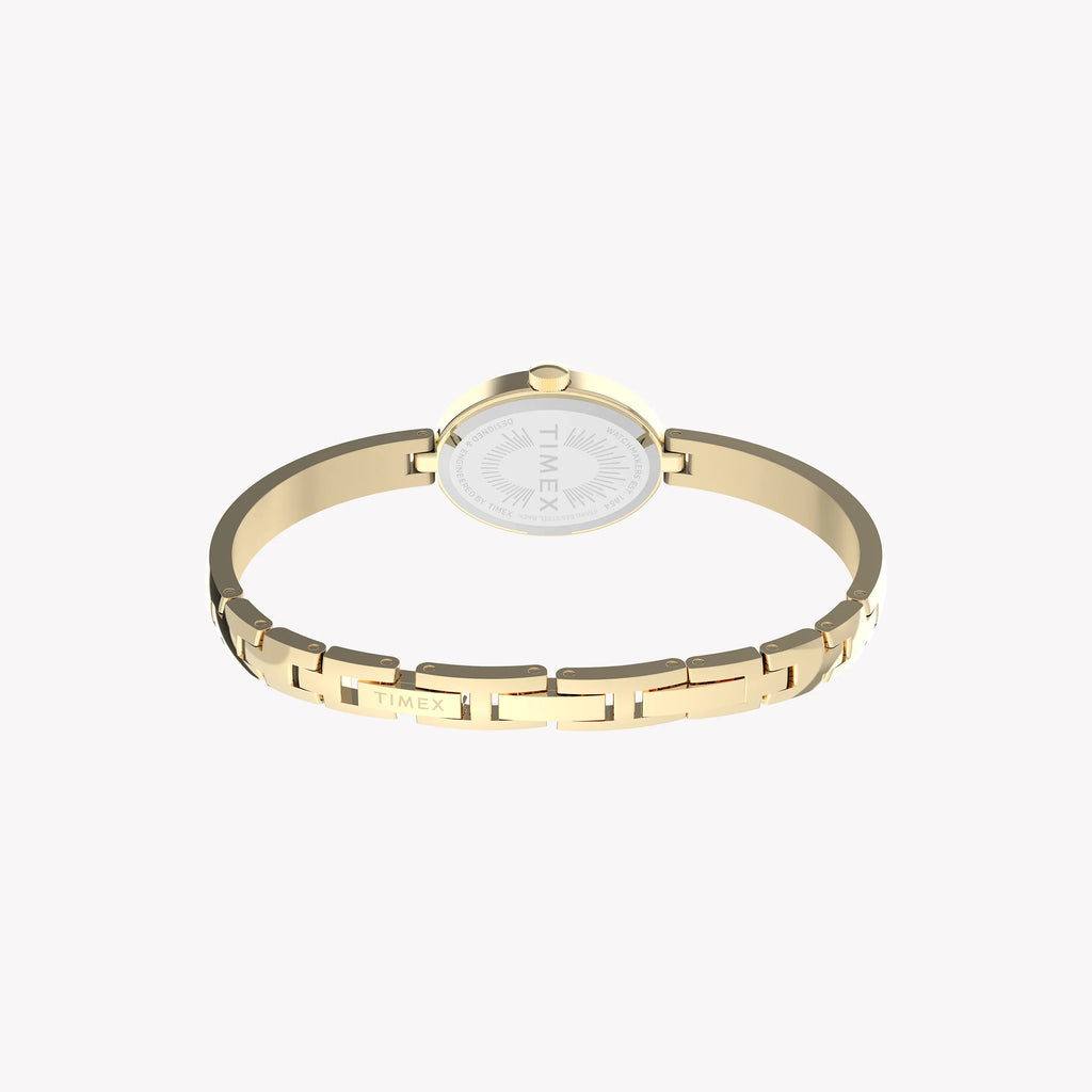 Cavatina Gold-Tone Case & Bangle with White Dial | TW2Y27200