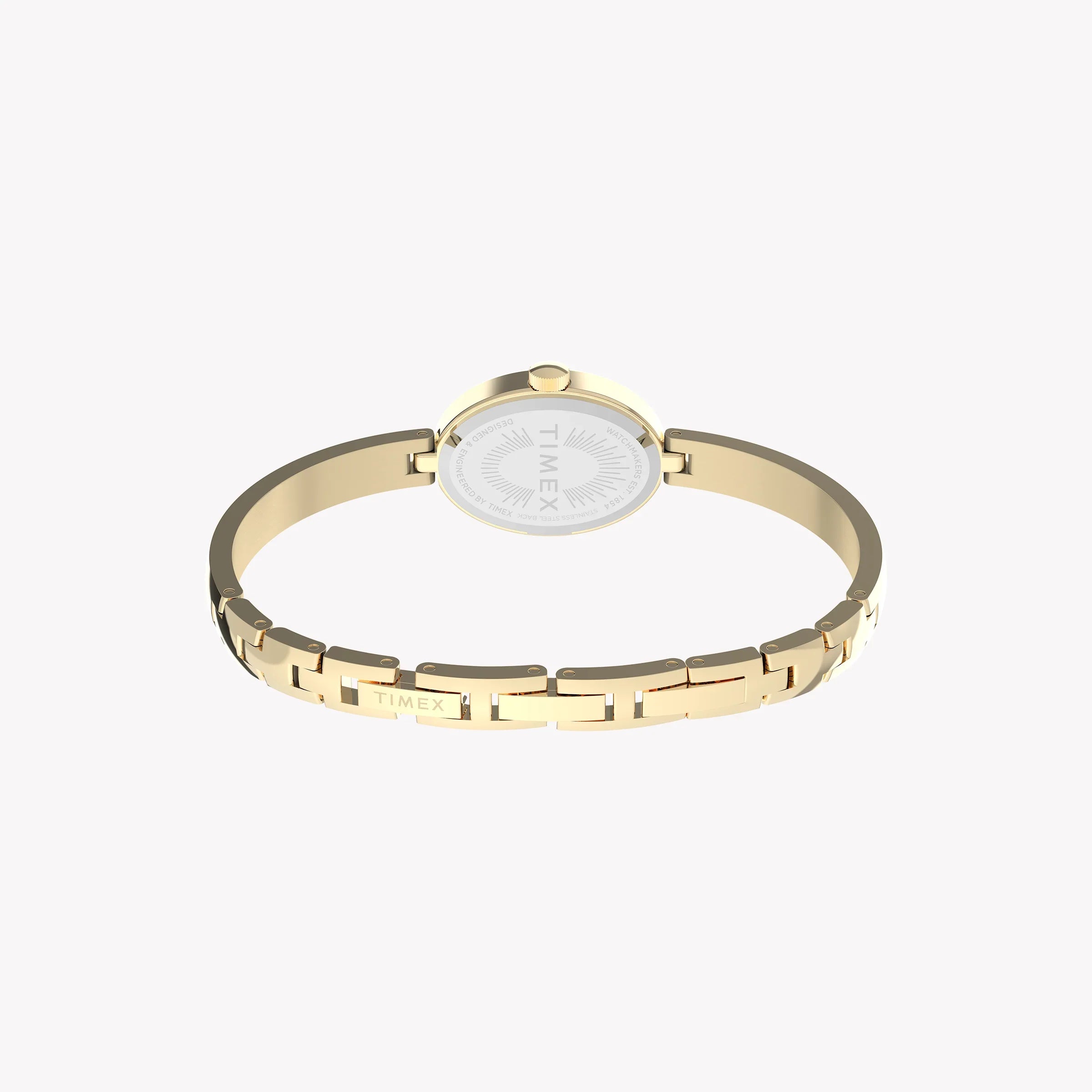 Cavatina Gold-Tone Case & Bangle with White Dial | TW2Y27200