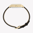 Timex Gold-Tone, Black Leather | TW2Y71900