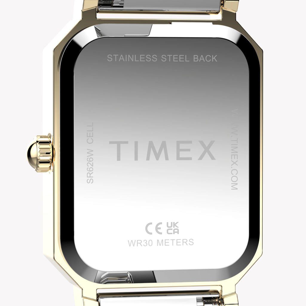 TIMEX Women's Gold-Tone, Two-Tone, Green Dial | TW2Y72000