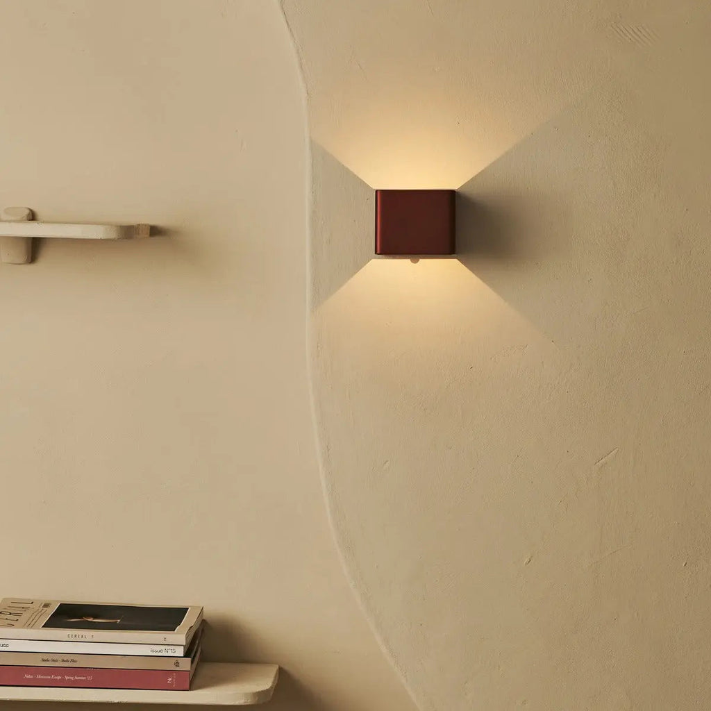 Tess Bronze Rechargeable Wall Lamp with Motion Sensor