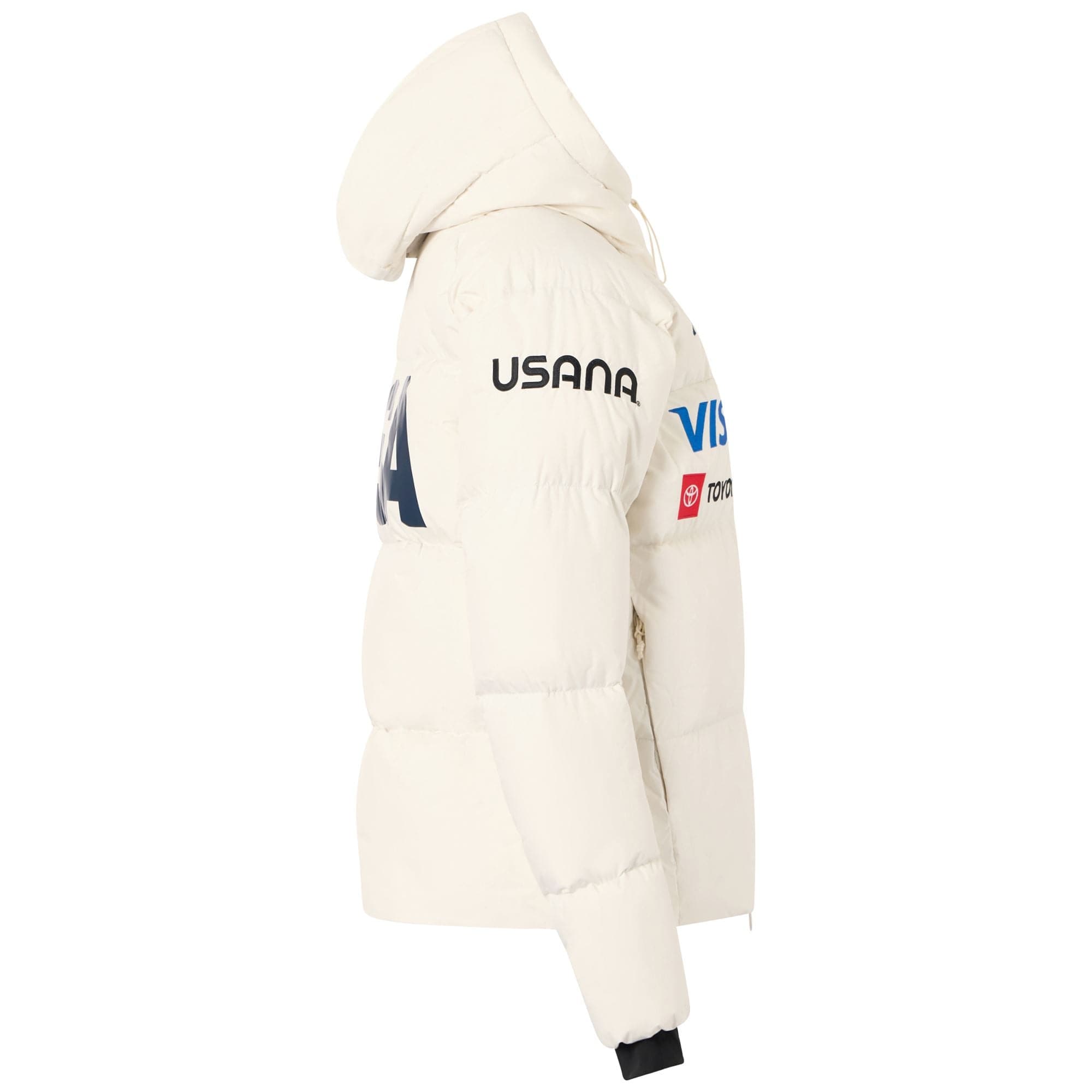 Women's US Ski Team insulated down jacket Winter Olympics 2026 White - Kappa