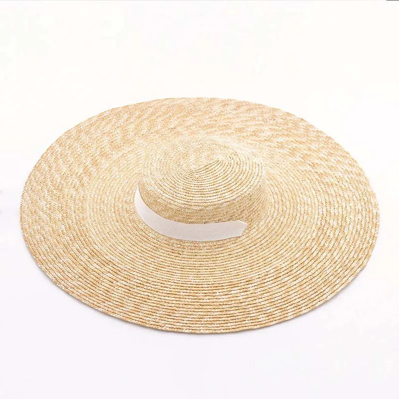 Radiant Straw Wide Brim Hat-2