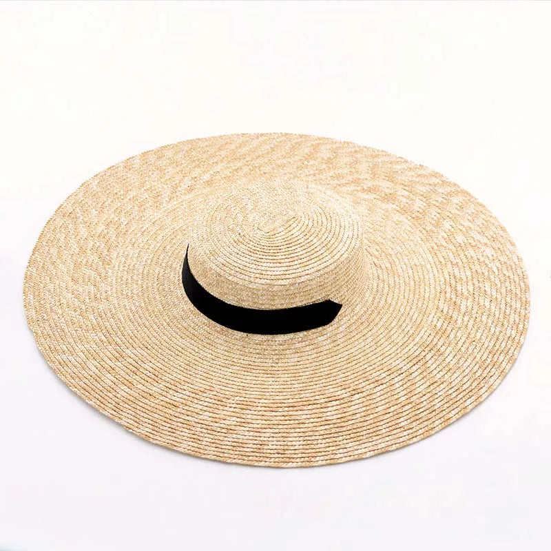 Radiant Straw Wide Brim Hat-1