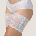 Anti-Chafing Thigh Bands | Bandelettes® Dolce Lace White Limited