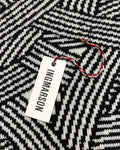 Geometric Striped Wool & Cashmere Scarf