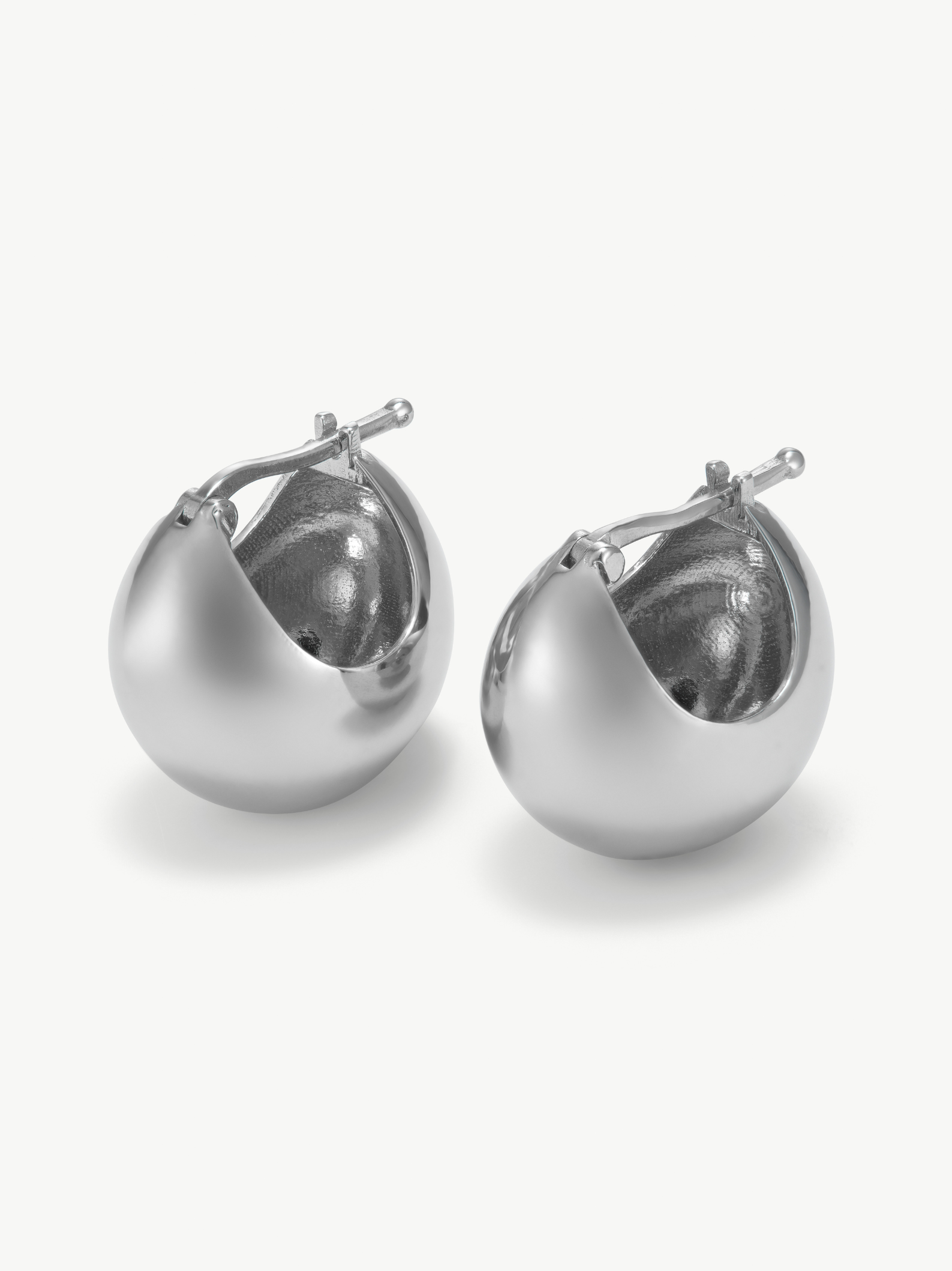 Sterling silver Hoop Earrings – Zadie | No More Nobody