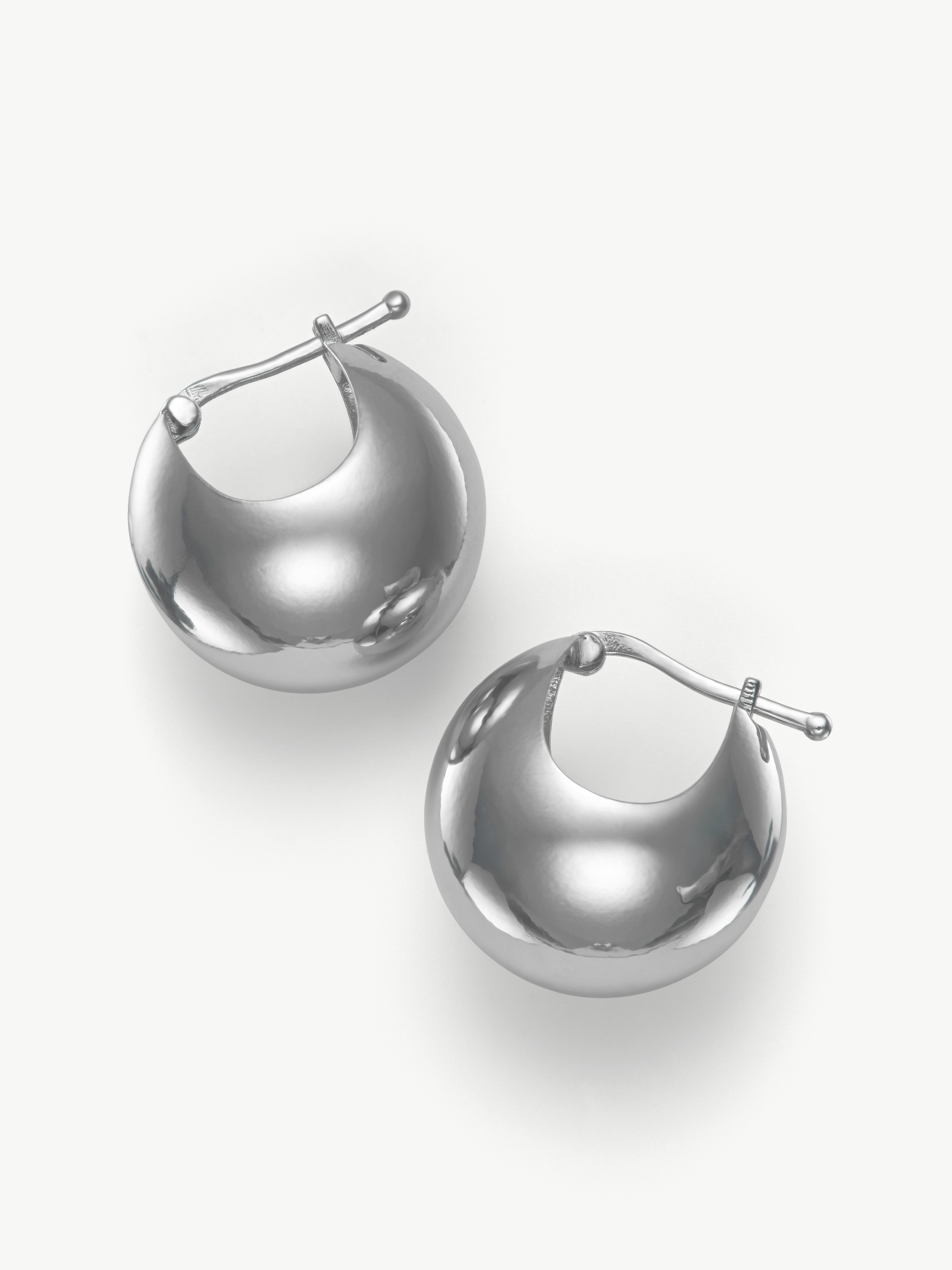 Sterling silver Hoop Earrings – Zadie | No More Nobody