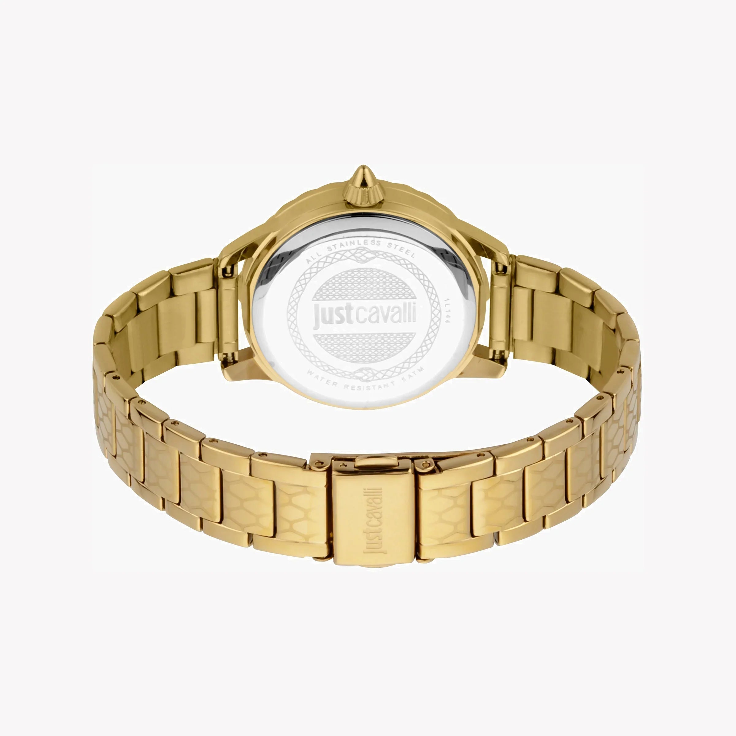 Just Cavalli Women's Gold Watch, Champagne Dial | Jc1l144m0055