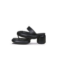 Abstract Padded Strap Block Heels