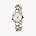 Just Cavalli Women's Silver & Rose Gold Watch, Silver Dial | Jc1l206m0065