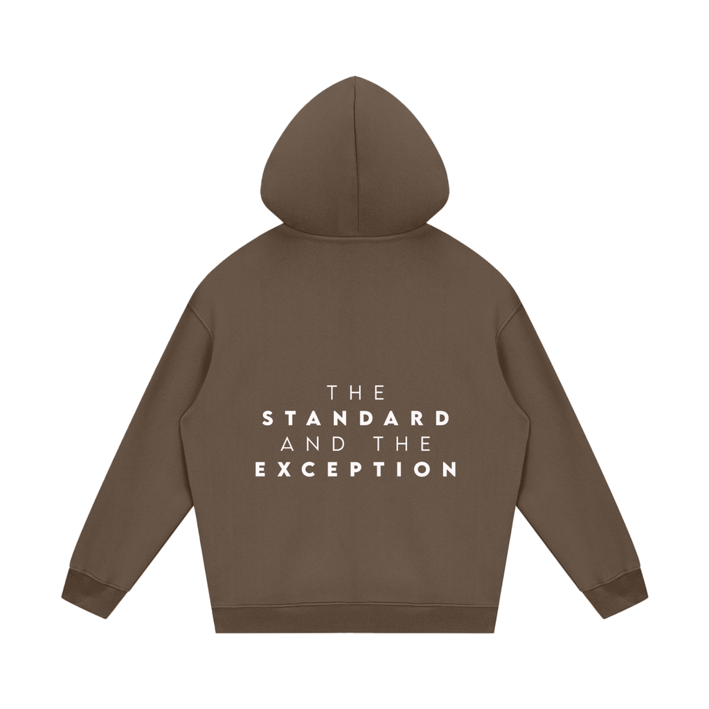 The standard and the exception Fleece Hoodie-4