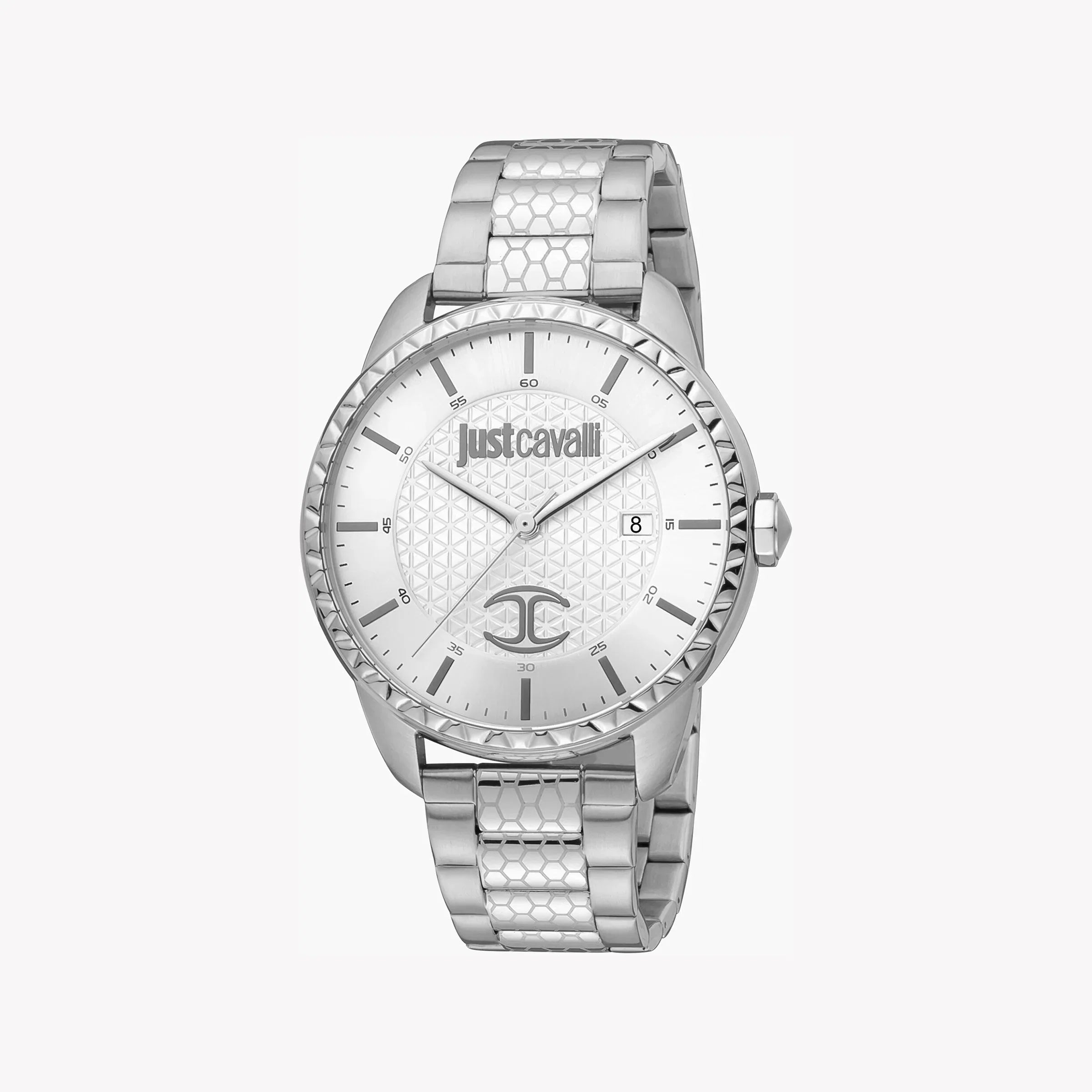 Just Cavalli Men's Silver Watch, Silver Dial | Jc1g176m0045