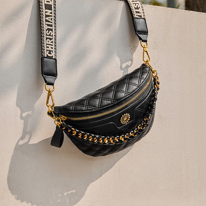 Araminta Quilted Chain Belt Bag