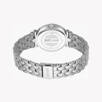Just Cavalli Silver Watch, White Mother Of Pearls Dial | Jc1l105m0055