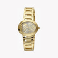 Just Cavalli Gold Stainless Steel Watch, Champagne Dial | Jc1l109m0035