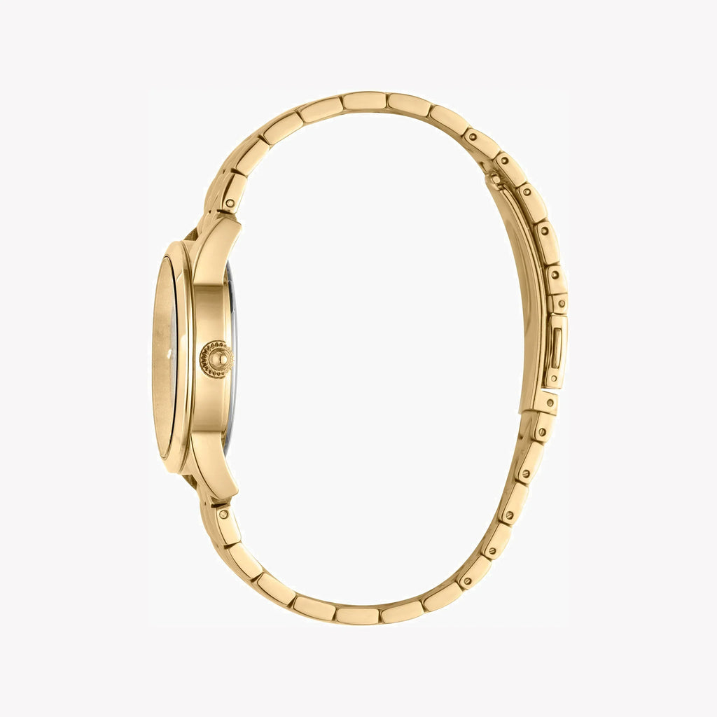 Just Cavalli Women's Gold Stainless Steel Watch, Silver Dial | Jc1l087m0055