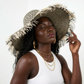 Wanderlust Woven Straw Fringe Hat-0