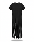 Wild Heart Fringe Cotton T-Shirt-4