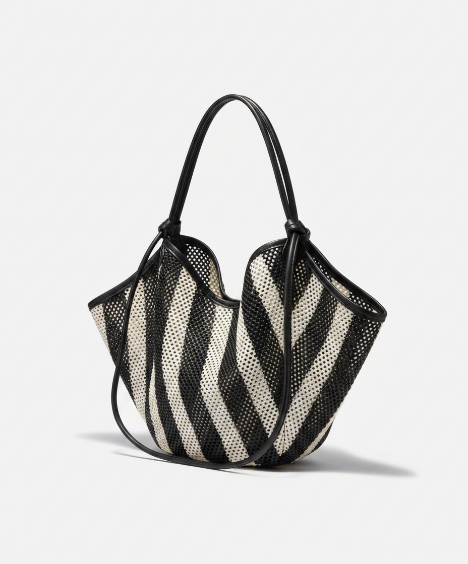 Untamed Woven Stripe Crossbody Bag-2