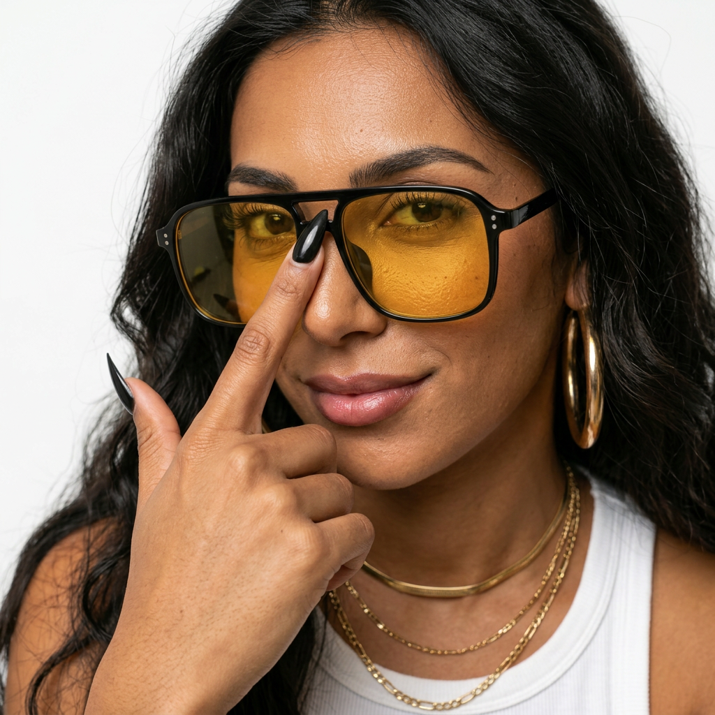 Fearless Acetate Square Sunglasses-1