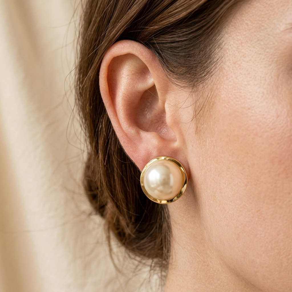 Bubble Pearl Studs