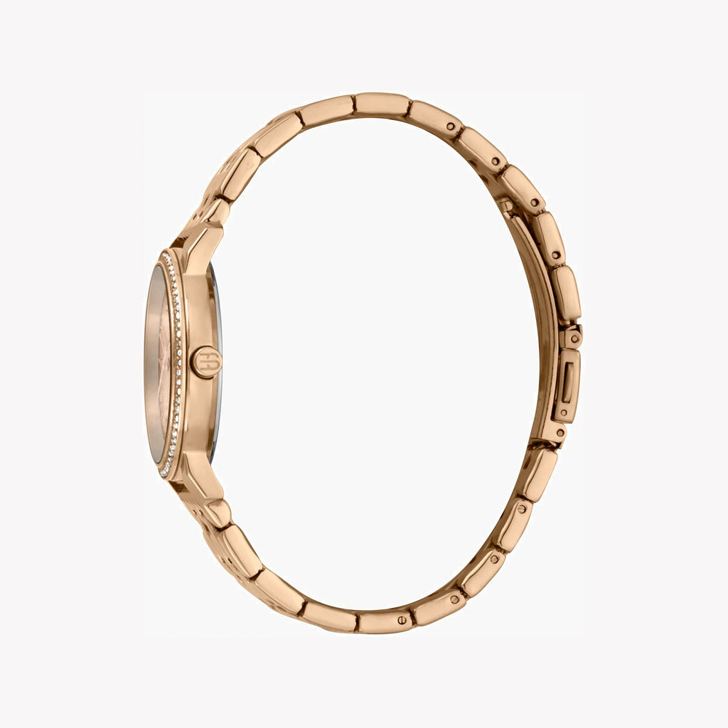 Esprit Women's Rose Gold Stainless Steel Watch, Round Case | Es1l202m0035
