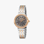Just Cavalli Two-Tone Watch, Dark Grey Dial | Jc1l311m0075