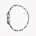 Just Cavalli Silver & Rose Gold Watch, Silver Dial | Jc1l206m0065