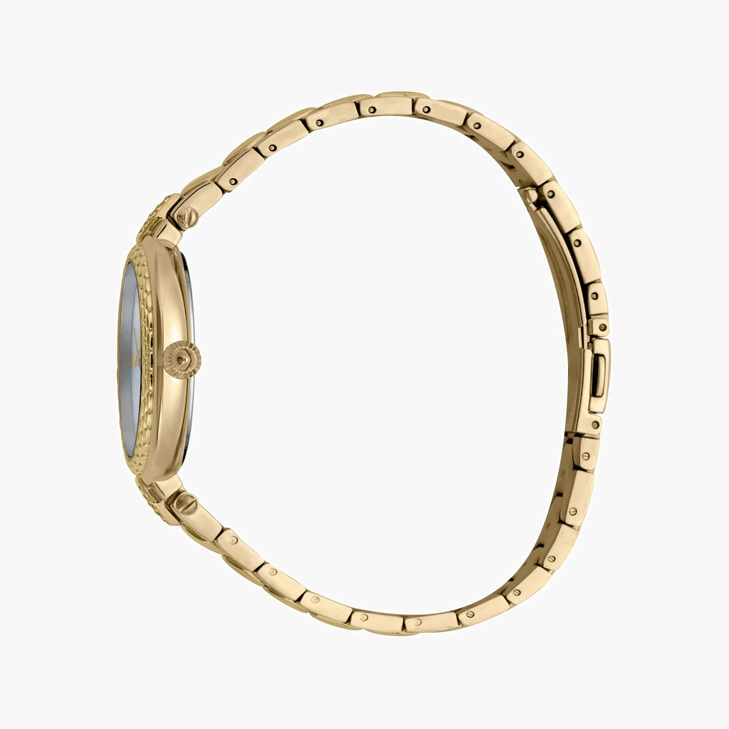 Just Cavalli Women's Gold Stainless Steel Watch, White Dial | Jc1l128m0565