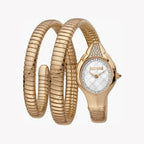 Just Cavalli Rose Gold Watch, Silver Dial | Jc1l189m0055